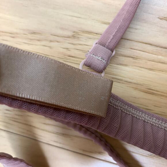 Skims Fits Everybody Summer Mesh Strappy Triangle Bralette Medium Sienna Medium - Picture 6 of 6